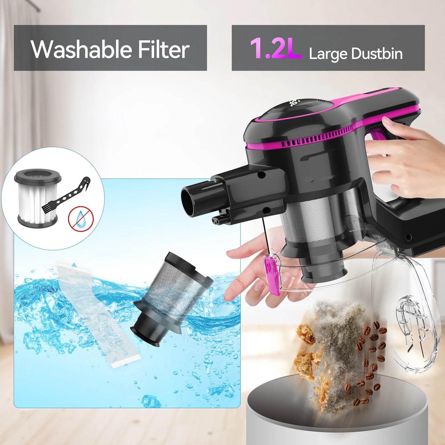 Cordless Handheld  Vacuum Cleaner
