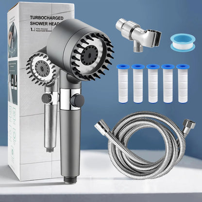 Filtered Shower Head with Handheld 3 Spray Modes