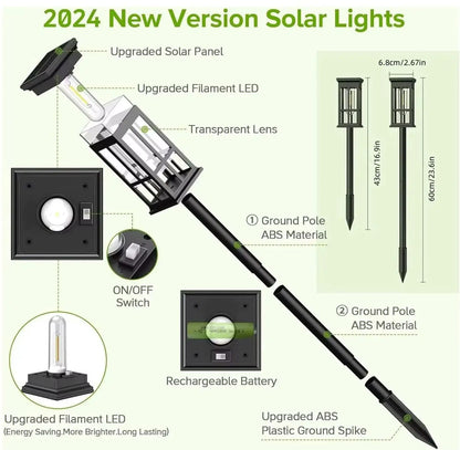 Outdoor Solar Lamp Waterproof Landscape Lighting
