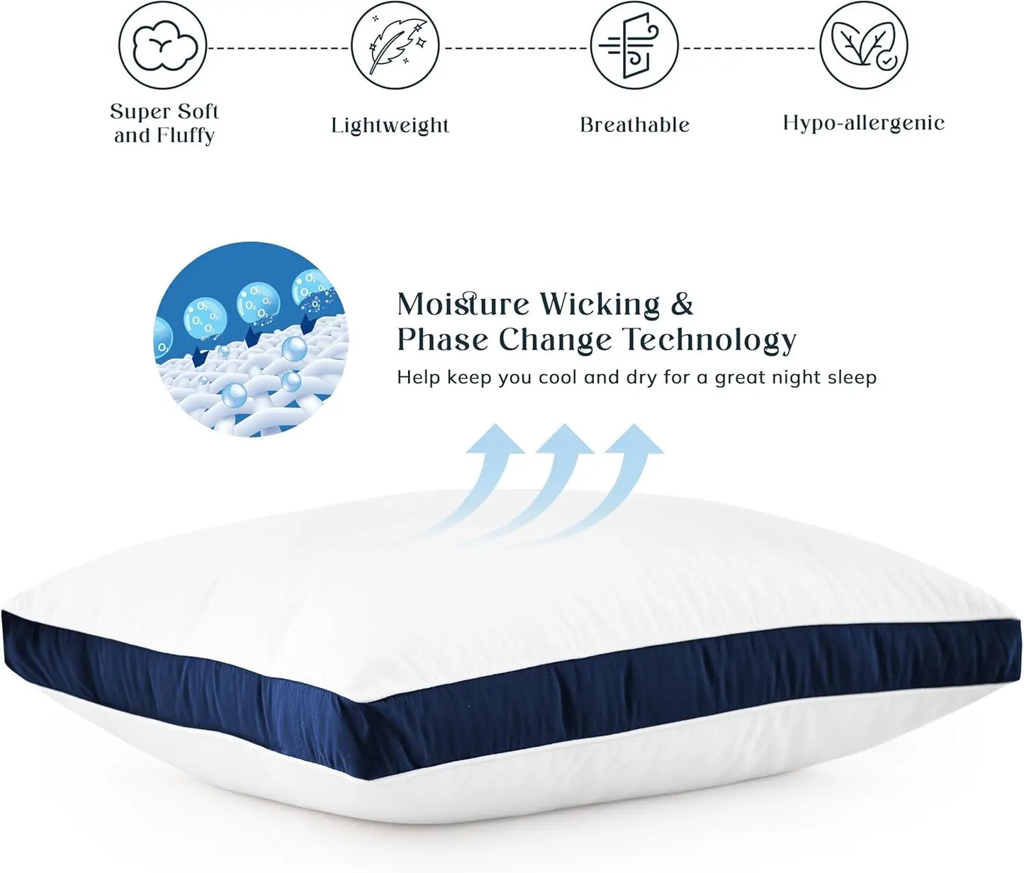 Bed Pillows - Hotel Quality