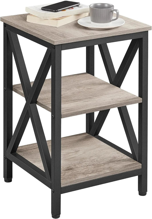 Table with Storage Shelves