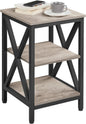 Table with Storage Shelves