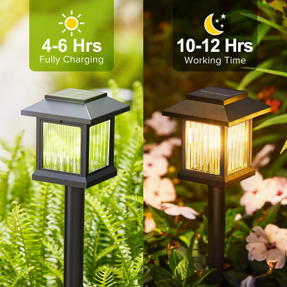 Solar Lighting Waterproof, Landscape Lighting for Garden Yard Patio Walkway Driveway
