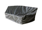 Circular Wicker Sofa Cover - 86''/45''Lx36''Dx32''H - Mercury