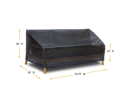 Large Sofa Cover - 91.73" W x 36" D x 23" (F)/36" (B)H - Mercury