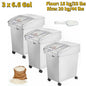 Storage Bin W/ Wheel & Scoop