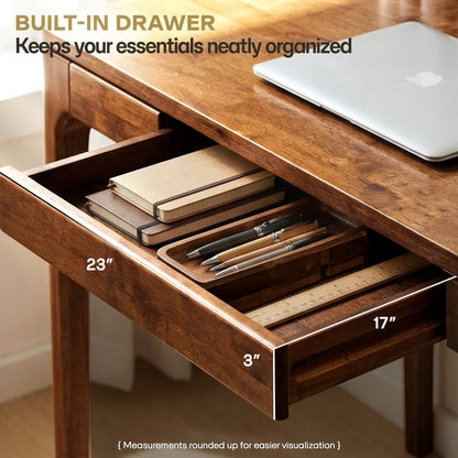 Wilma 48 Inches Rubber Wood Desk