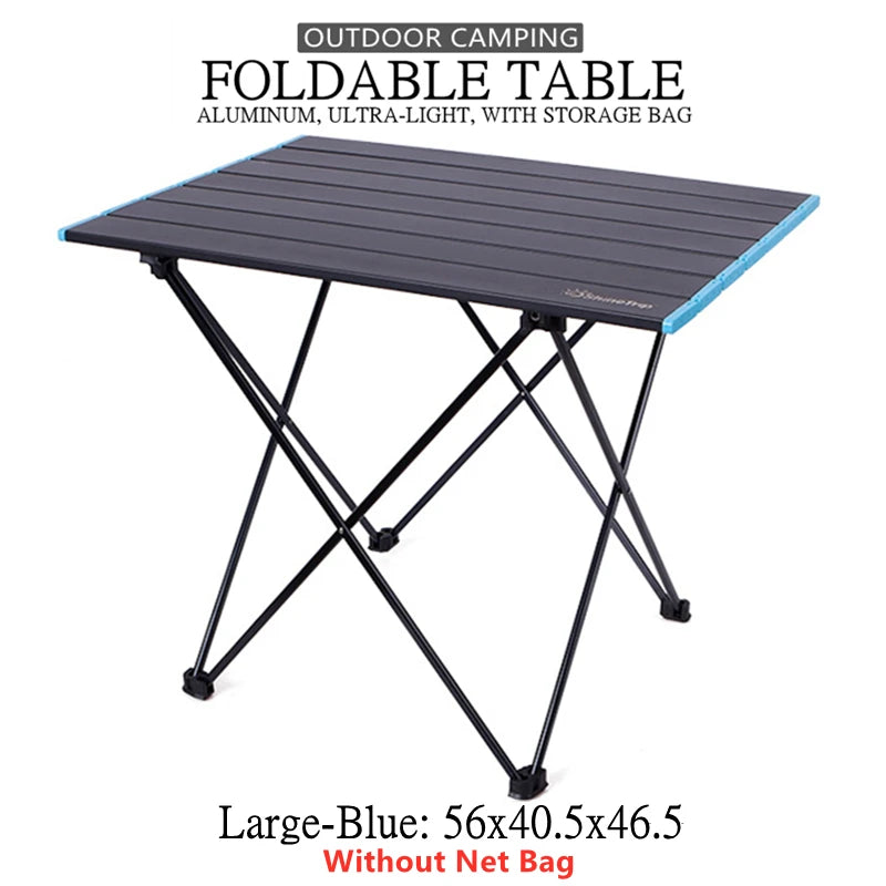 Portable Folding Camping Table Aluminium Alloy Ultralight Computer Bed Table Outdoor Garden Camp Party BBQ Picnic Foldable Table