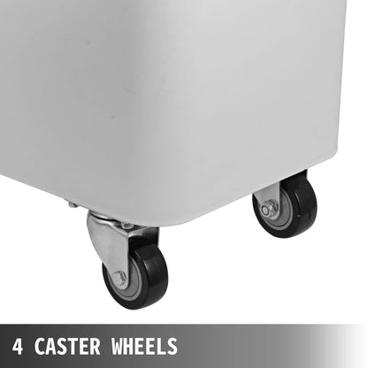 Storage Bin W/ Wheel & Scoop