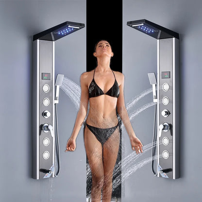 Shower Panel SPA Massage Jet Shower Waterfall Rain Shower