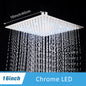Rainfall Shower Head without Shower Arm