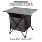 Portable Folding Camping Table Aluminium Alloy Ultralight Computer Bed Table Outdoor Garden Camp Party BBQ Picnic Foldable Table