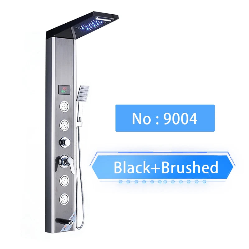 Shower Panel SPA Massage Jet Shower Waterfall Rain Shower