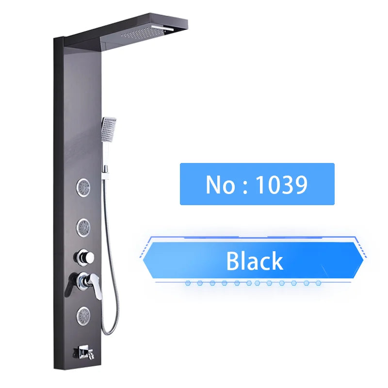 Shower Panel SPA Massage Jet Shower Waterfall Rain Shower