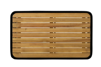 Alpine Teak outdoor collection Black Rope Coffee table