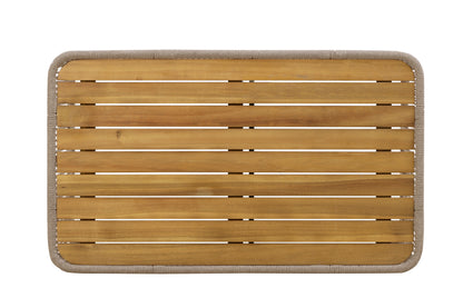 Alpine Teak outdoor collection Beige Rope Coffee table