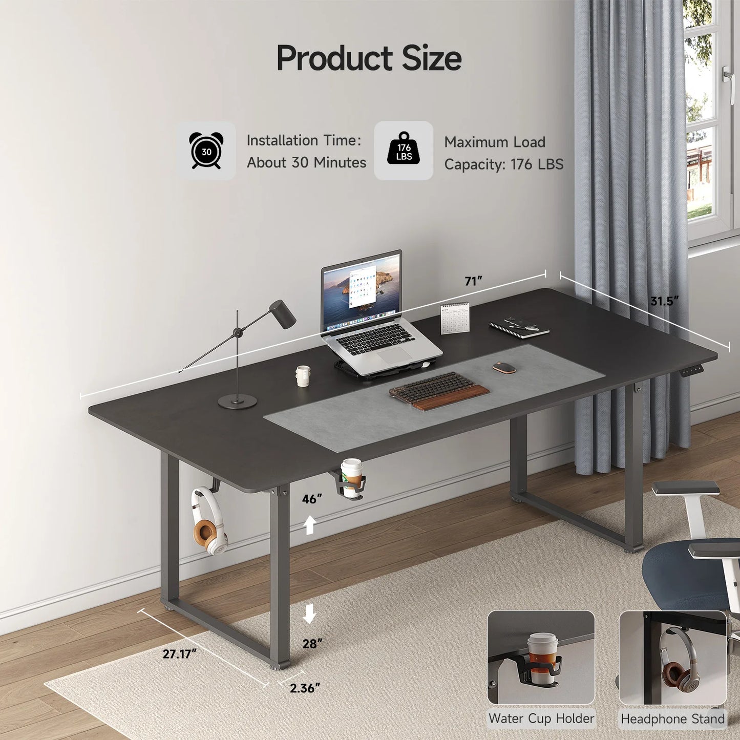 Electric Lifting Desk Stand Up Desk