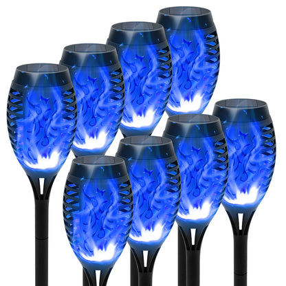 Solar Flame Torch Light LED Flickering Outdoor Night Lamp
