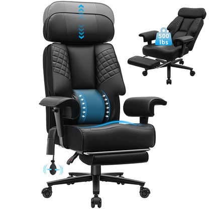 Office Chair with Foot Rest and Waist Lumber Support