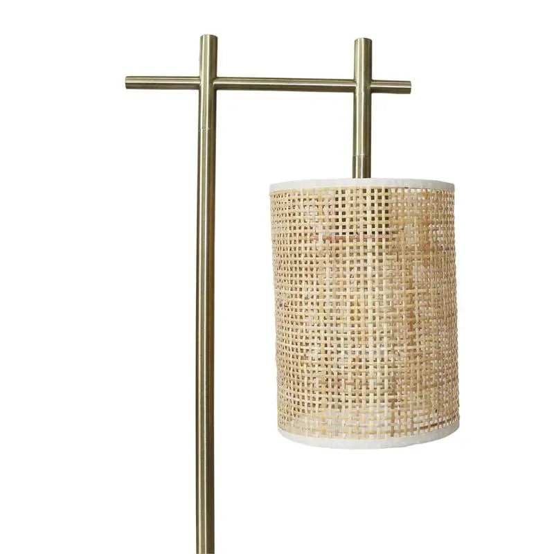 Bamboo Shade Table Lamp - Stylish Nordic Design