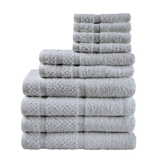 Towel Set with Upgraded Softness & Durability, Grey