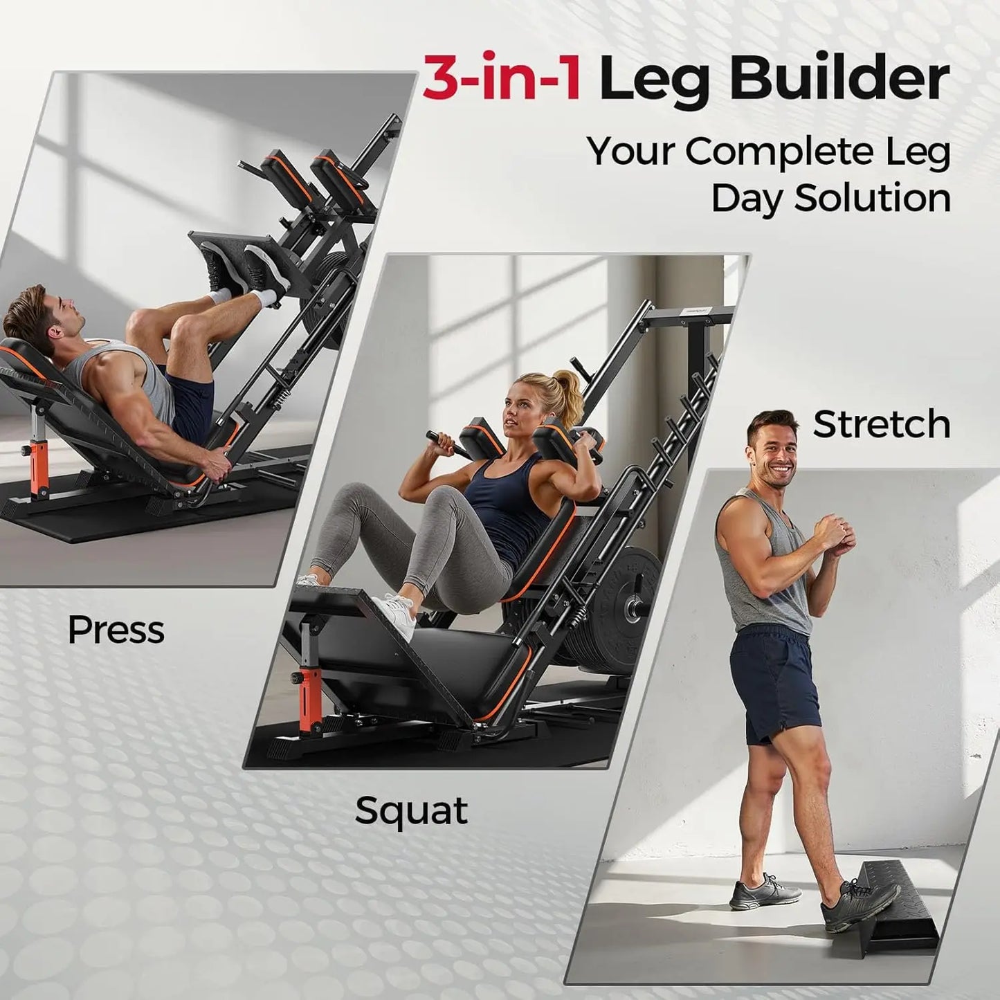 Leg Press Hack Squat Machine w