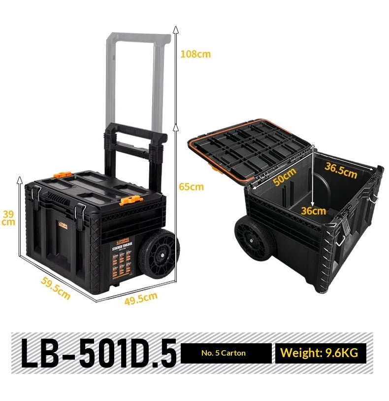 Stackable Heavy Duty Lockable Toolbox