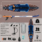 Inflatable Paddle Board with Premium Accessories, Suitable for Sea or Lake