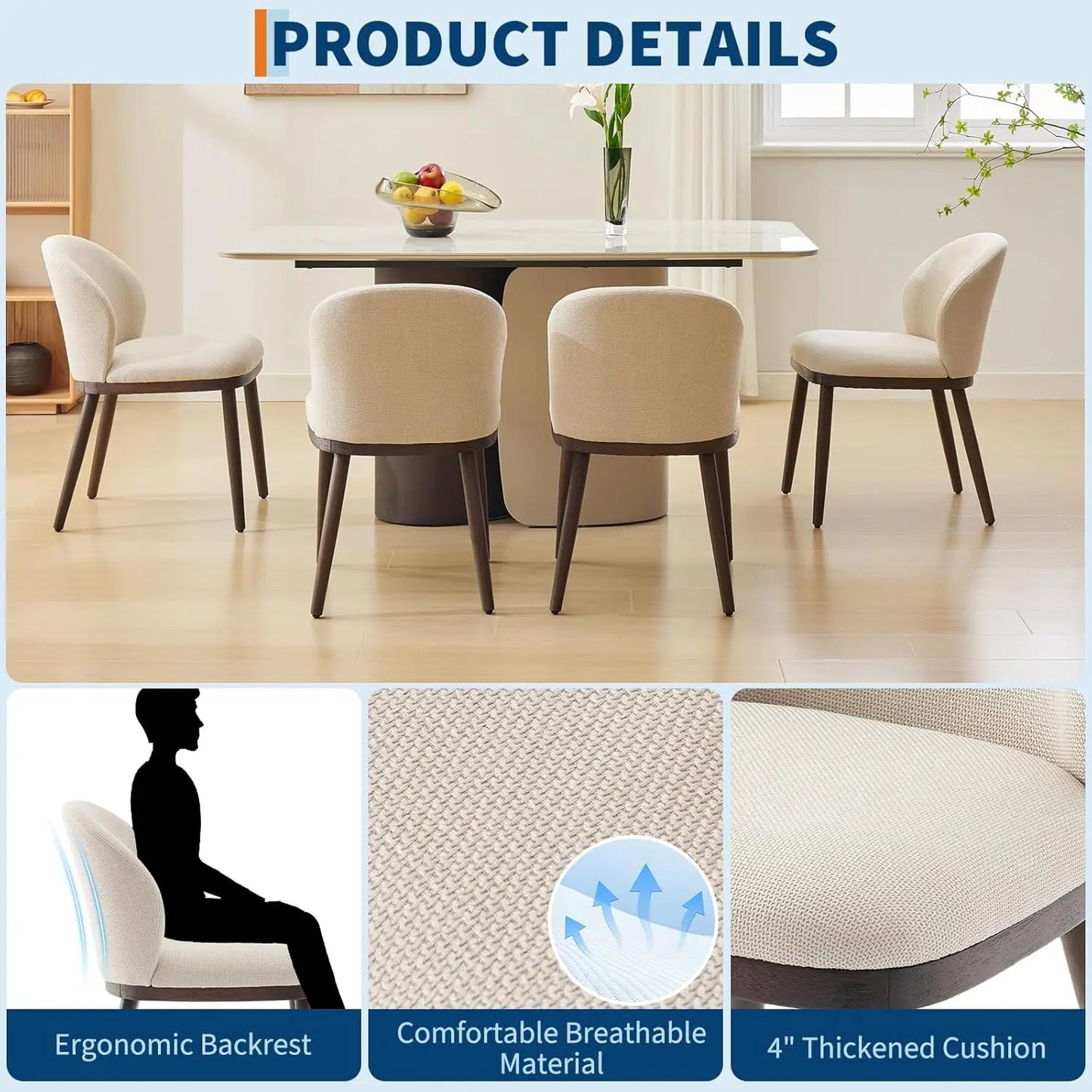 Dining Chairs Set of 2