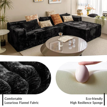 Sectional Couch with L-Shape Chaise