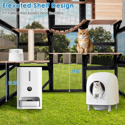 Large Outdoor Cat Enclosure Walk-in