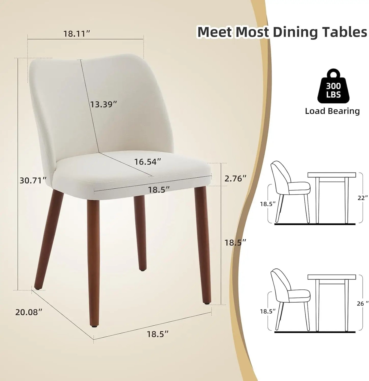 Dining Chairs Set of 2