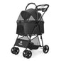 Pet Stroller with Removable Carrier