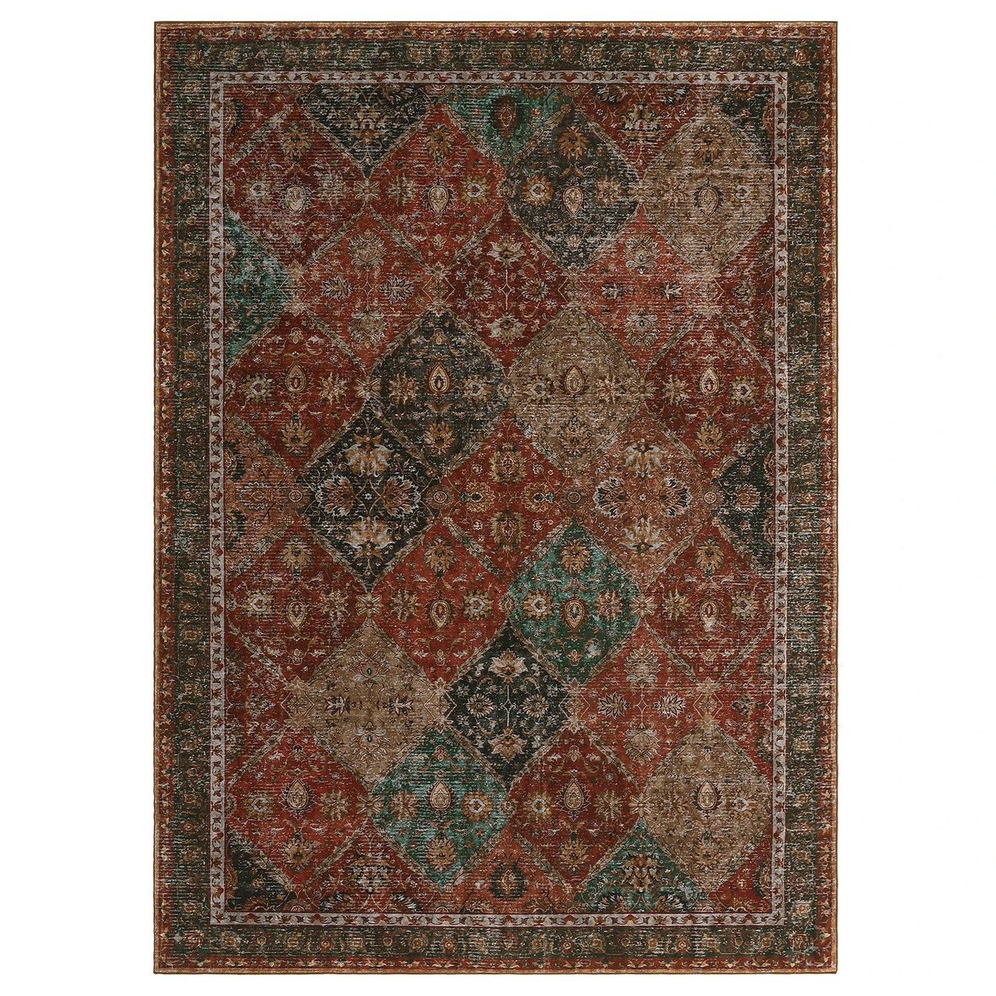 Rug, Machine Washable, Non-Slip, Stain & Water Resistant,