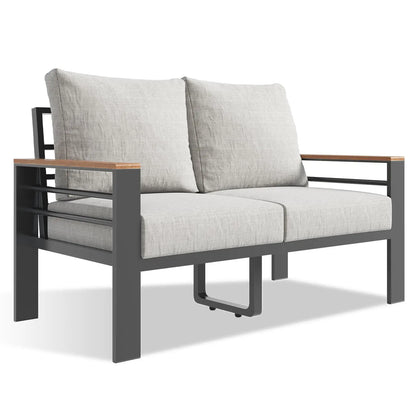 Patio Furniture Set Oversized Outdoor Sectional with, Coffee Table