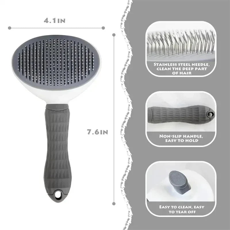 Pet Brush Self Cleaning
