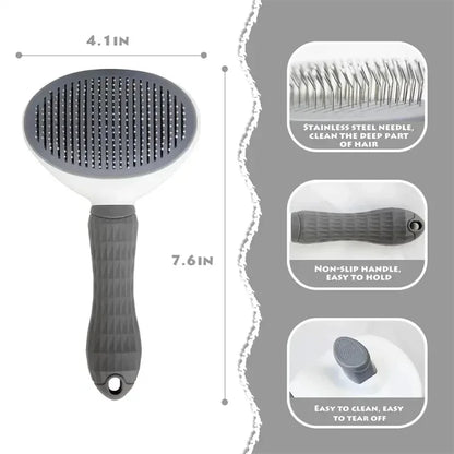 Pet Brush Self Cleaning