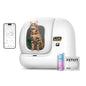 Automatic Self-Cleaning Cat Litter Box, App Control with Safety Sensors, Odor Free