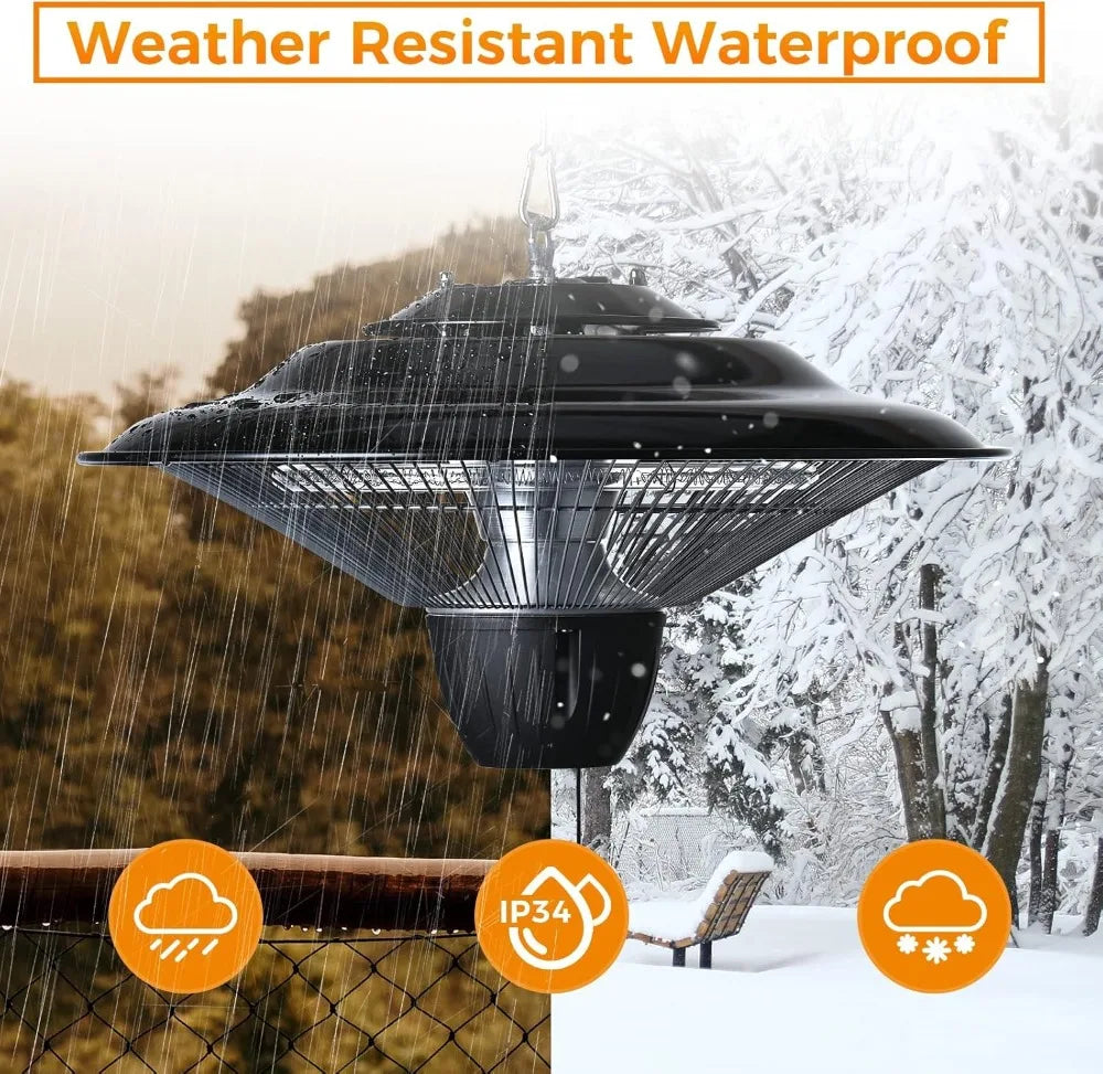 Outdoor Infrared Heater, for Patio Garden Balcony