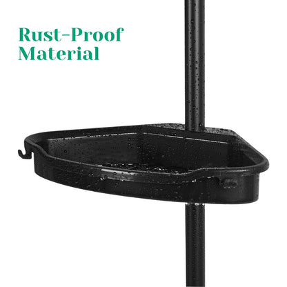 Corner Shower Caddy with Adjustable Shelves
