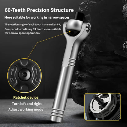 Magnetic screw driver set