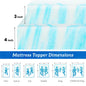 Memory Foam Mattress Topper Thick Gel, Cooling, Soft and Breathable
