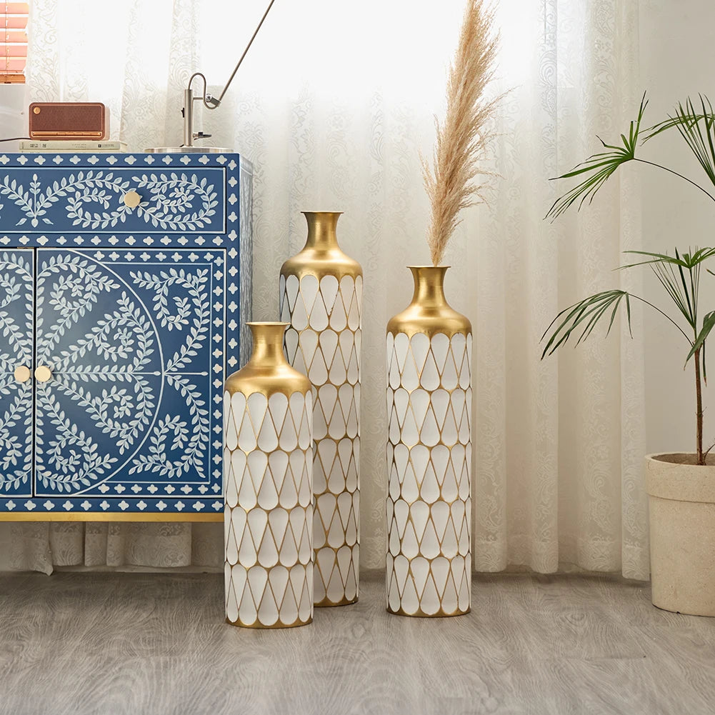 Floor Metal Vase