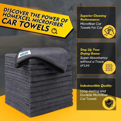 Microfiber Towels, Ultra Absorbent Lint Free