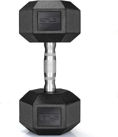 Rubber Hex Dumbbell