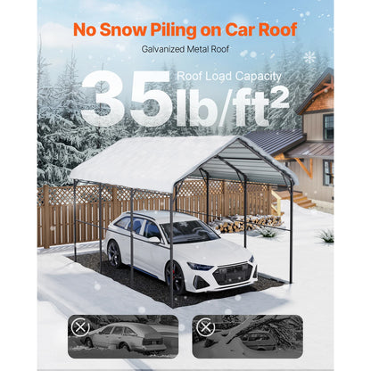 Metal Carport with Galvanized Steel