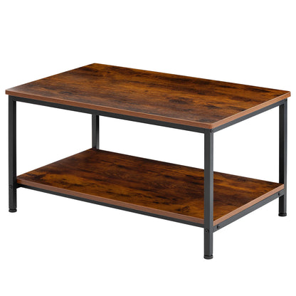 Wood Coffee Table with Storage