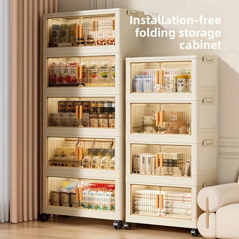 Storage Box, Stackable w/Wheels,