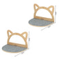 Wall Mounted Cat Tree Wooden Shelves Scratching Posts Climbing Cat tower Hammock With Solid Floating Perches Steps and Ladder