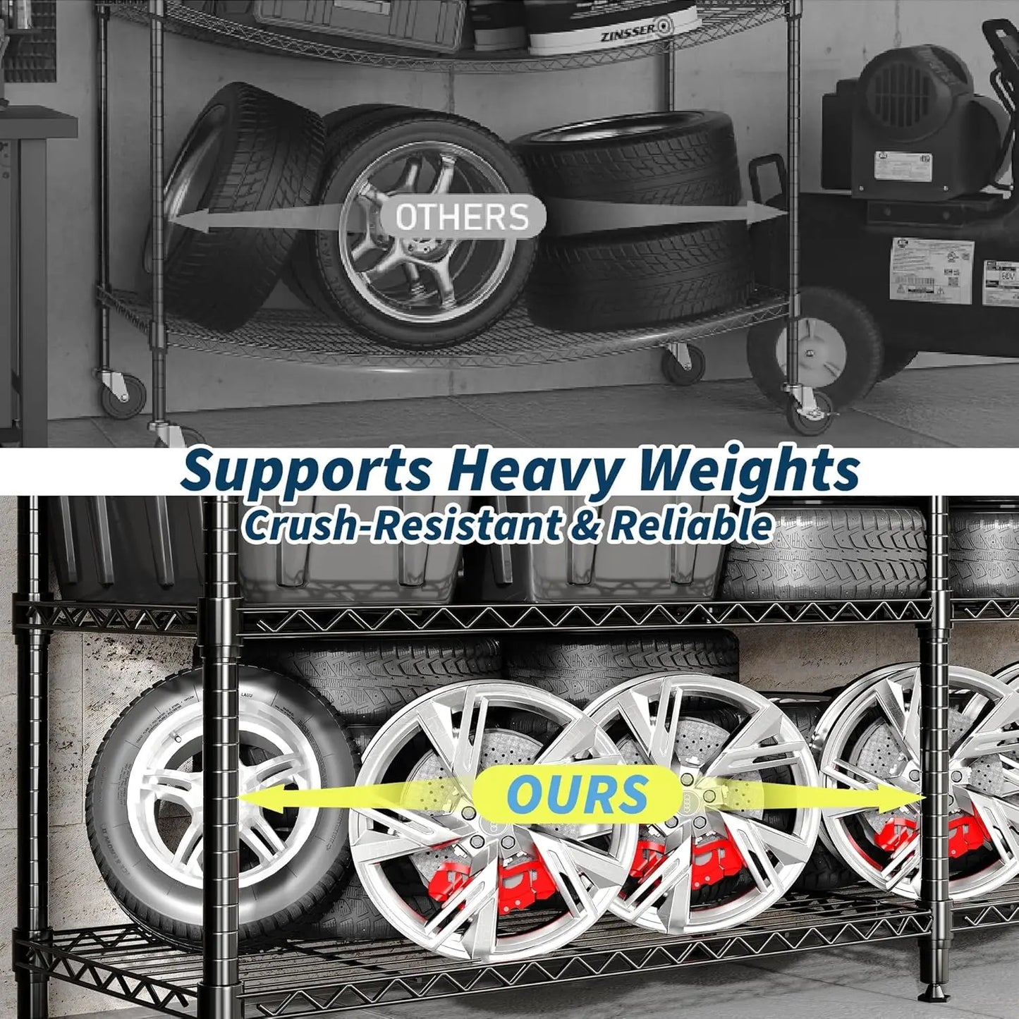 Heavy Duty Metal Shelving